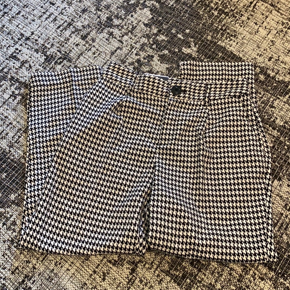 Who What Wear Gingham Cropped Pants